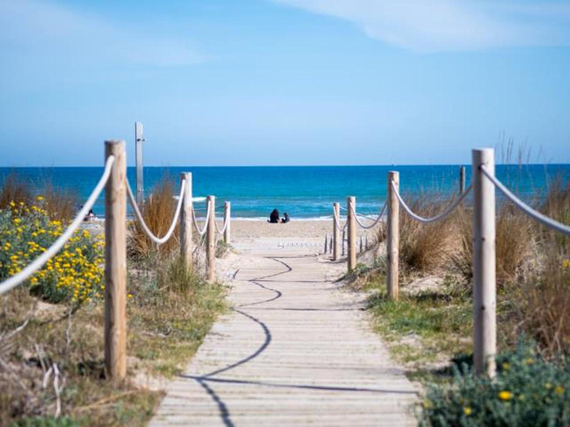 New Beside Sitges With Pool Beside Beach Vilanova i la Geltru Exterior photo